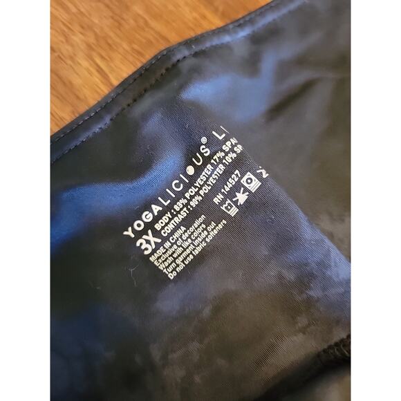 Yogalicious Lux High Waist Side Pocket Capri Leggings Women’s Size 3X - Picture 6 of 8